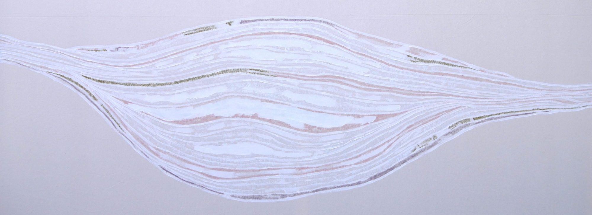 Kokon | Gouache, Ölpastellkreide auf Leinwand 1mx2m